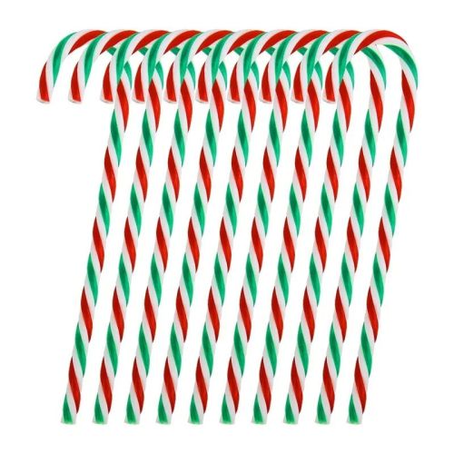 Christmas Candy Canes Acrylic Xmas Tree Pendants Xmas Party Crutch Hanging New Year Christmas Party Home Decoration Gifts